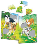 Puslespil i Pap fra Larsen - Hunde - sæt med 2 stk. - Billede 1