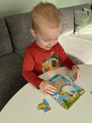 Puslespil i pap - 10 brikker (Svane)