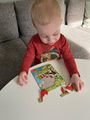 Puslespil i Pap fra Larsen - Dyrebørn - 4 stk.