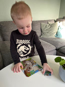 Puslespil i Pap fra Larsen - 4 stk med Jungledyr