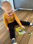 Puslespil i Pap fra Larsen - Bondegårdsdyr - sæt med 4 stk.