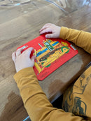 4 Puslespil i Pap  - Maskiner.