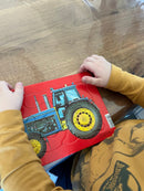 4 Puslespil i Pap  - Maskiner.