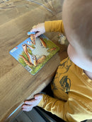 Puslespil i Pap fra Larsen - Savannedyr - sæt med 4 stk.