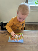 Puslespil i Pap fra Larsen - Savannedyr - sæt med 4 stk.