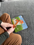 Puslespil i Pap - Dyrebørn - sæt med 4 stk.