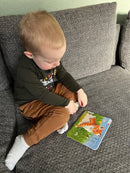 Puslespil i Pap - Dyrebørn - sæt med 4 stk.