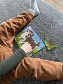 Puslespil i Pap - Dyrebørn - sæt med 4 stk.