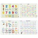 Matematiske Puslespil i pap - 4 stk - Fra 3 år. - Billede 1