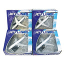 International Airlines Metal Fly med Plasthjul - 4 stk. - Billede 1