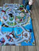 Legetæppe med Kyst motiv - 100x150 cm.