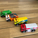 Legetøjsbiler i metal - Renovation - 4 stk - 12 cm.