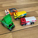 Legetøjsbiler i metal - Renovation - 4 stk - 12 cm.