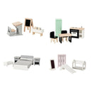 ByAstrup Dukkehusmøbler til dukkehuset - 4 sæt - Fra 3 år. - Billede 1