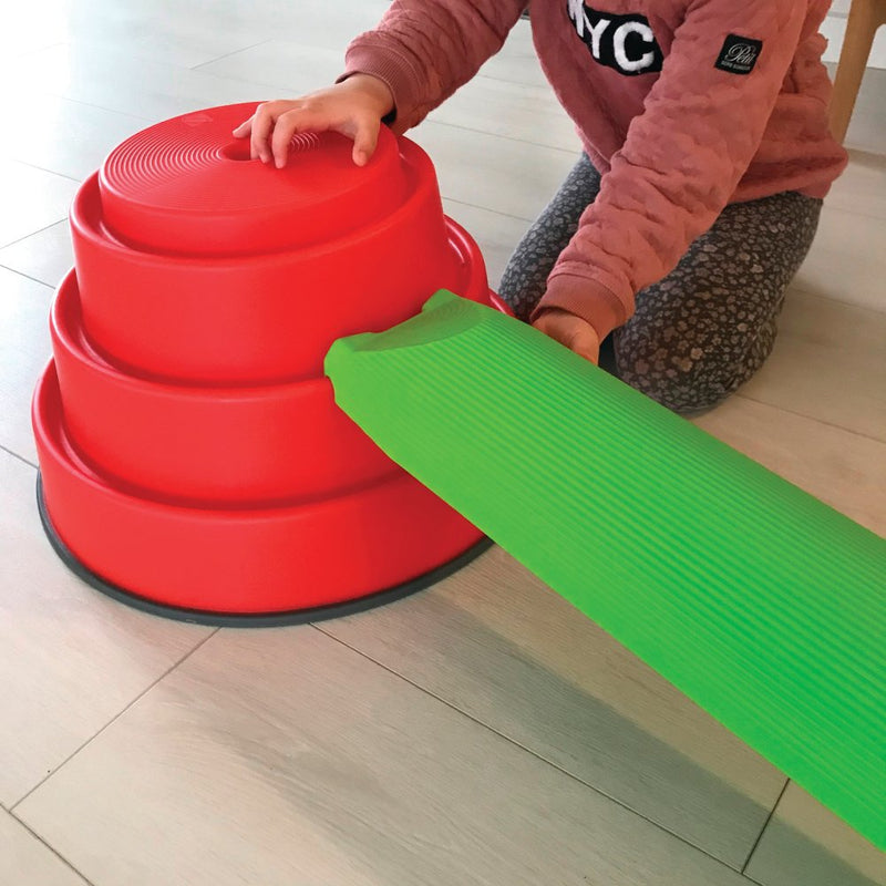 Gonge Build-N-Balance Balancetopsæt med Log Planke - H:24 cm. - Billede 1