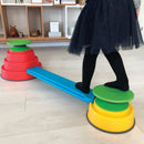 Gonge Build-N-Balance Balancetop Lille med Balance Disk - Fra 3 år. - Billede 1