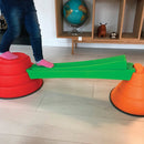 Gonge Build-N-Balance Balance Bropillesæt med Vippe Planke - H:24 cm. - Billede 1