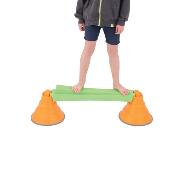 Gonge Build-N-Balance Balance Bropillesæt med Vippe Planke - H:24 cm. - Billede 1