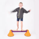 Gonge Build-N-Balance Balance Bropillesæt med Slack Line - H:24 cm. - Billede 1