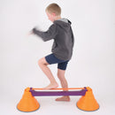 Gonge Build-N-Balance Balance Bropillesæt med Slack Line - H:24 cm. - Billede 1