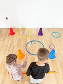 Aktivitetsringe fra Gonge - 6 stk - Fra 18 mdr.