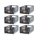 6 stk. Day foldbare opbevaringskasser - Castor Grey -  Large - Billede 1