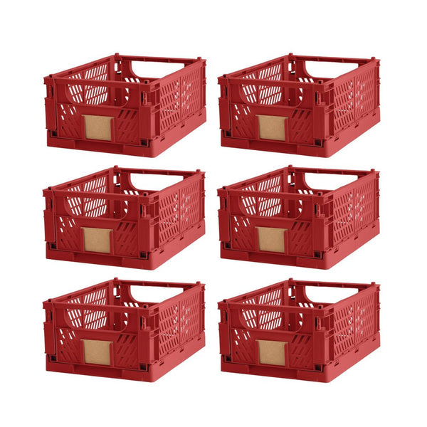 6 stk. Day foldbar opbevaringskasse - Ochre Red -  Large - Billede 1