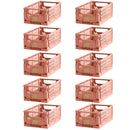 10 stk. Day foldbare opbevaringskasser - Misty Coral - Small - Billede 1