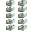 10 stk. Day foldbare opbevaringskasser - Mint Green - Small - Billede 1