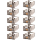10 stk. Day foldbare opbevaringskasser - Flint Gray - Small - Billede 1