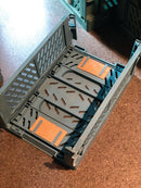 10 stk. Day foldbare opbevaringskasser - Tapestry Blue - Small - Billede 1