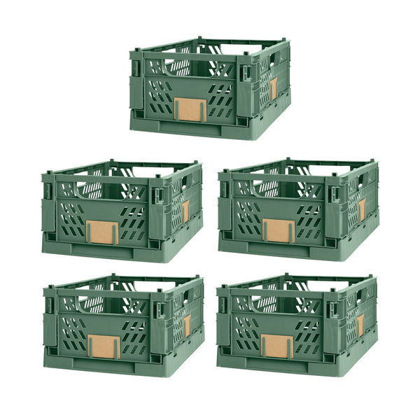 5 stk. Day foldbar opbevaringskasse - Dill Green XL - Billede 1