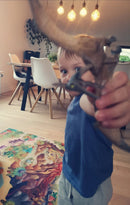 Legetæppe med dino-tema og 8 dinosaurer - 100x150 cm. - Billede 1