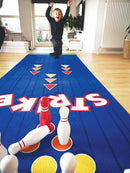 Legetæppe med bowlingbane og bowlingspil - 100x300 cm. - Billede 1