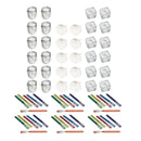 Porcelæn malesæt 70 dele - Billede 1