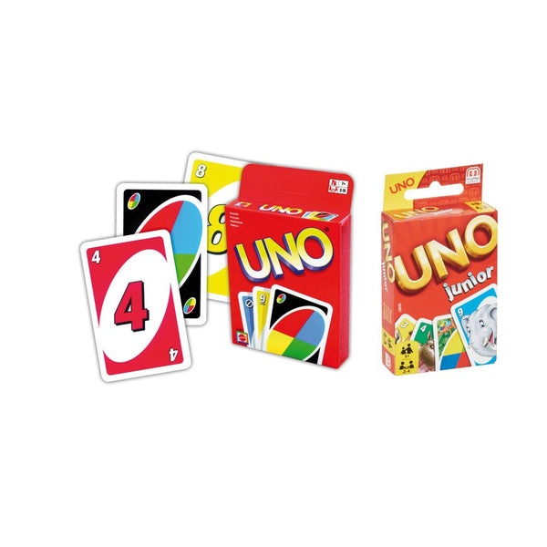 Uno Kortspilsæt med Uno + Uno Junior - fra 3 år. - Billede 1