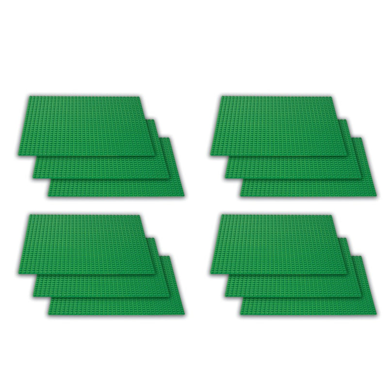 scene Dømme forhandler LEGO Classic - 12 x Grønne Byggeplader - 25x25 cm - 32x32 knopper