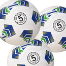 Fodbold i gummi - 3 stk - Str. 5 / Ø:21 cm - Vægt 400 gram. - Billede 1