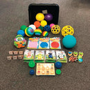 Sansekasse 4 - Stor sansekasse med 40 dele - For 3-6 år - Billede 1