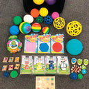 Sansekasse 4 - Stor sansekasse med 40 dele - For 3-6 år - Billede 1