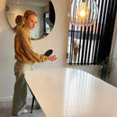 Bordtennisbat i kunstfiber med Rød/Sort gummi - Sæt med 2 stk. - Billede 1