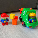 Miljøbil TOLO First Friends m 2 figurer - 5 dele - Fra 1 år.