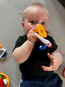 TOLO Baby Aktivitet og Ranglesæt med 4 sjove rangler - Fra 3 mdr.