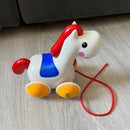 Babylegetøj - Pony Trækdyr i plast fra TOLO - Fra 1 år.