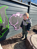 TTS Kridttavler - Jungledyr - Sæt med 5 stk