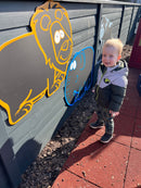 TTS Kridttavler - Jungledyr - Sæt med 5 stk