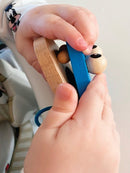 Kastagnet i træ - 1 stk. - Billede 1