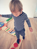 Wisdom Balancebane fremstillet i træ - Educational Advantage - fra 2 år - Billede 1