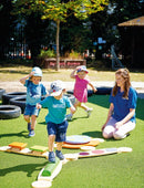 Wisdom Balancebane fremstillet i træ - Educational Advantage - fra 2 år - Billede 1