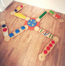 Wisdom Balancebane fremstillet i træ - Educational Advantage - fra 2 år - Billede 1